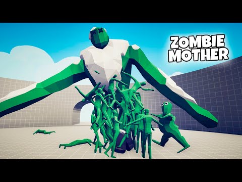 ZOMBIE MOTHER 1 vs 1 UNITS | TABS Totally Accurate Battle Simulator