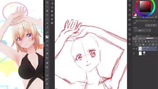vtuber kei を描いてみました【模写】
