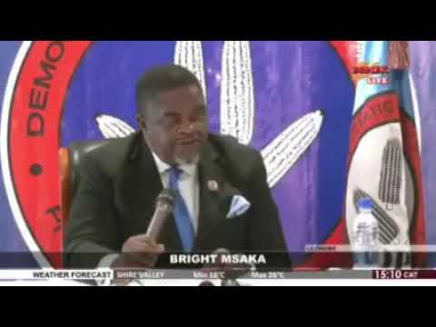 Hon Bright Msaka Vice President Of The Eastern Region