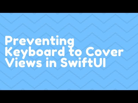 Scrolling Views When Keyboard is Activated