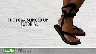 Sanuk Tutorial: How to Tie Women's Yoga Slinged Up
