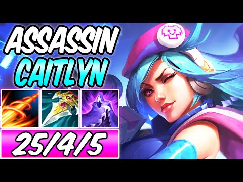 S+ AMAZING PROWLER'S CLAW LETHALITY CAITLYN MID DARK HARVEST | New Build & Runes | League of Legends