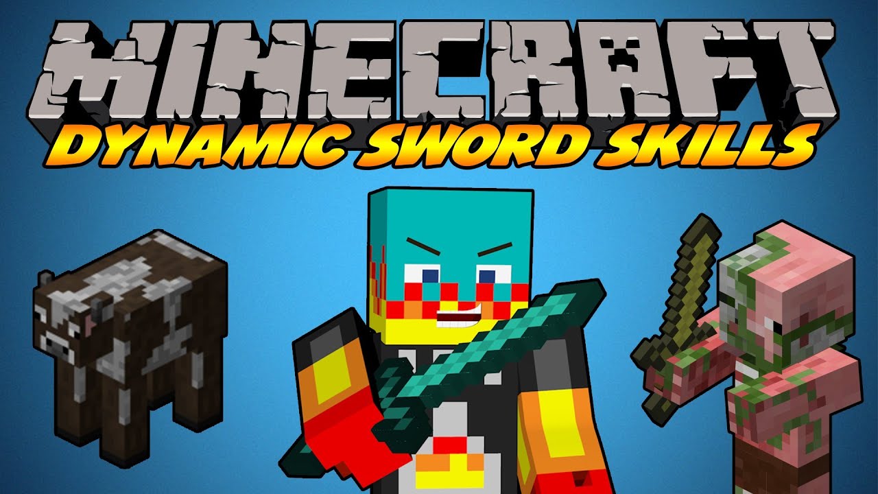 1.6.4-1.12.2][Forge] Dynamic Sword Skills Minecraft Mod