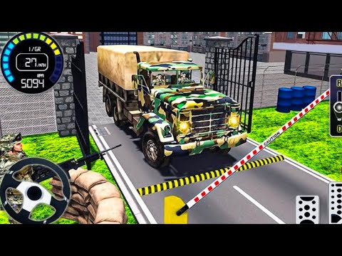 US Army Cargo Truck Simulator 3D - Vehicle Driving Mountain 3D - Android Gameplay #2 
