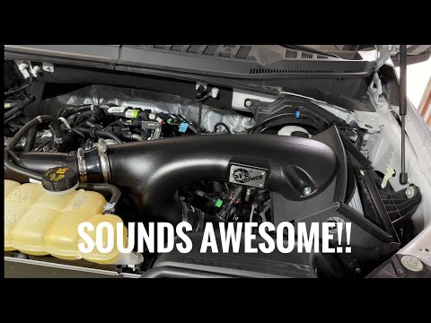 2015-2020 F-150 2.7 EcoBoost, aFe Magnum Force Stage-2 cold air Intake tips and sound!