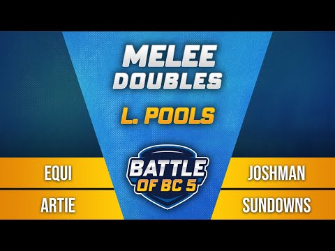 Equi / Artie vs Joshman / Sundowns - Melee Doubles Losers Quarter-Finals - Battle of BC 5