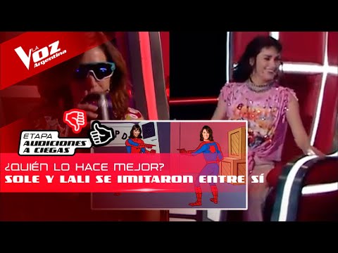 ¡Soledad y Lali se imitaron entre sí! - La Voz Argentina 2022
