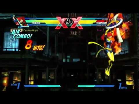 Ultimate Marvel vs Capcom 3 (PS3) -- Partial Session - Solo 1v3 with Phoenix