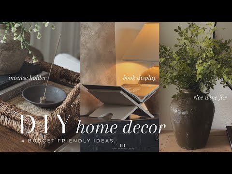 DIY Home Decor || 4 Budget Friendly DIYs || Designer Dupes