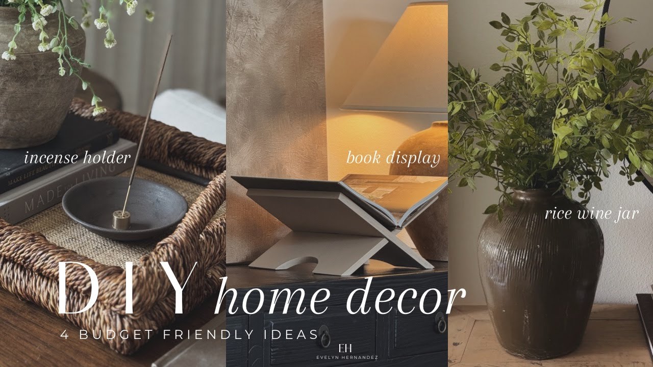 DIY Home Decor || 4 Budget Friendly DIYs || Designer Dupes