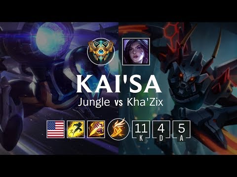 Kai'Sa Jungle vs Kha'Zix - NA Master Patch 8.24