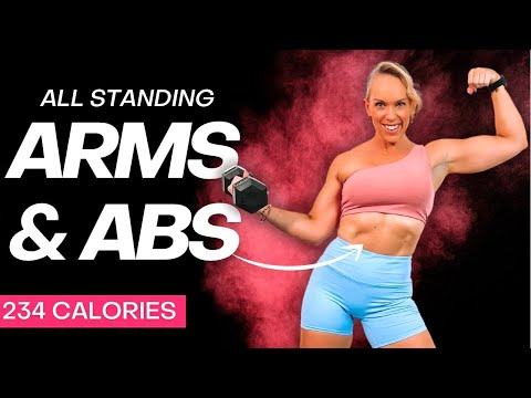 Strong & Defined 💪 30-Min Standing Arms + Abs Workout