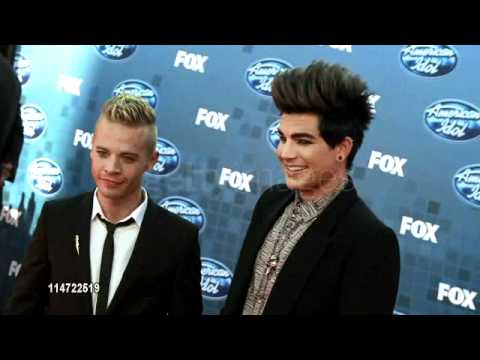 Adam Lambert & Sauli Koskinen on the Red Carpet (American Idol Finale)