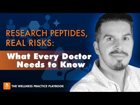 Research Peptides Real Risks: What Every Doctor Needs to Know with David Bonfa of CRE8 Pharmacy