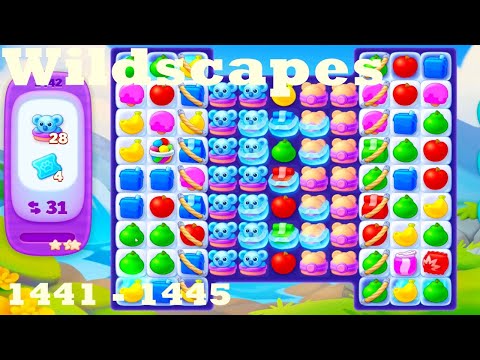Wildscapes Level 1441 - 1445 HD Walkthrough | 3 - match game | gameplay | android | ios | pc | app