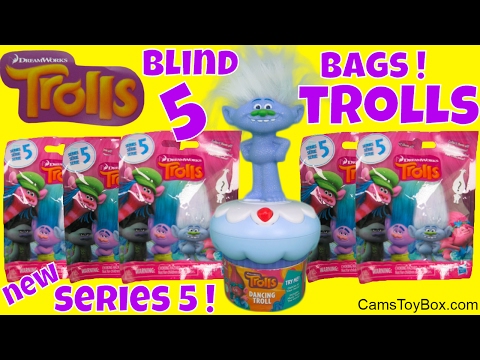 Dreamworks Trolls Guy Diamond Series 5 Blind Bags Opening Surprises Toys Names