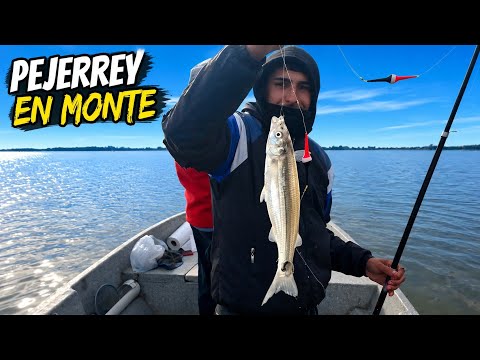 🎣PESCA DE PEJERREY EN LA LAGUNA DE MONTE - Pejerrey 2026