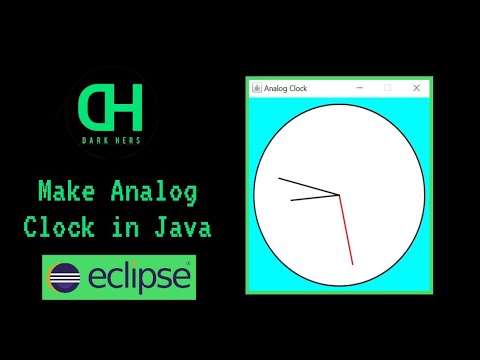 Make Analog Clock In Java