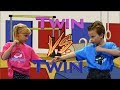 Sister Vs Brother Twin Gymnastics