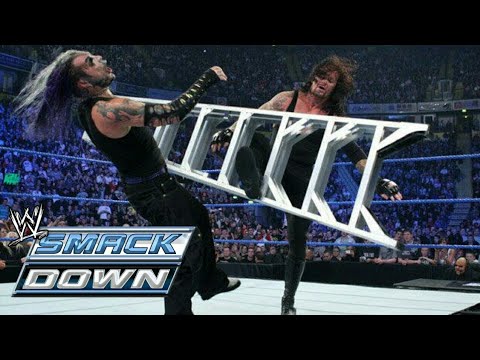 Jeff Hardy vs Undertaker : WWE Smackdown November 14 , 2008 HD (1/2)