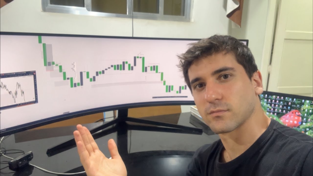 PEGANDO UM TRADE AO VIVO COM SMC E WYCKOFF SIMPLIFICADO!