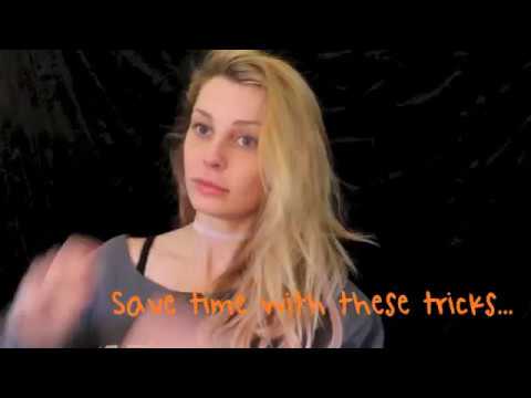 1 Minute Makeup and Hair for Class!