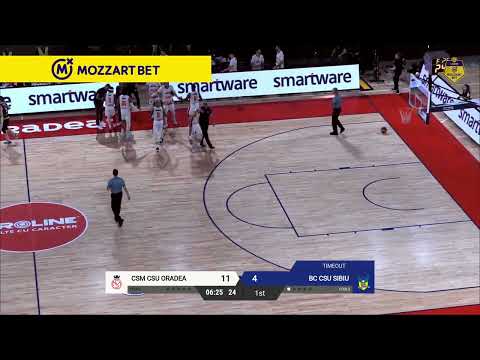 LNBM MOZZART 2022-2023: CSM CSU Oradea - BC CSU Sibiu (SEMIFINALS, Game 1)