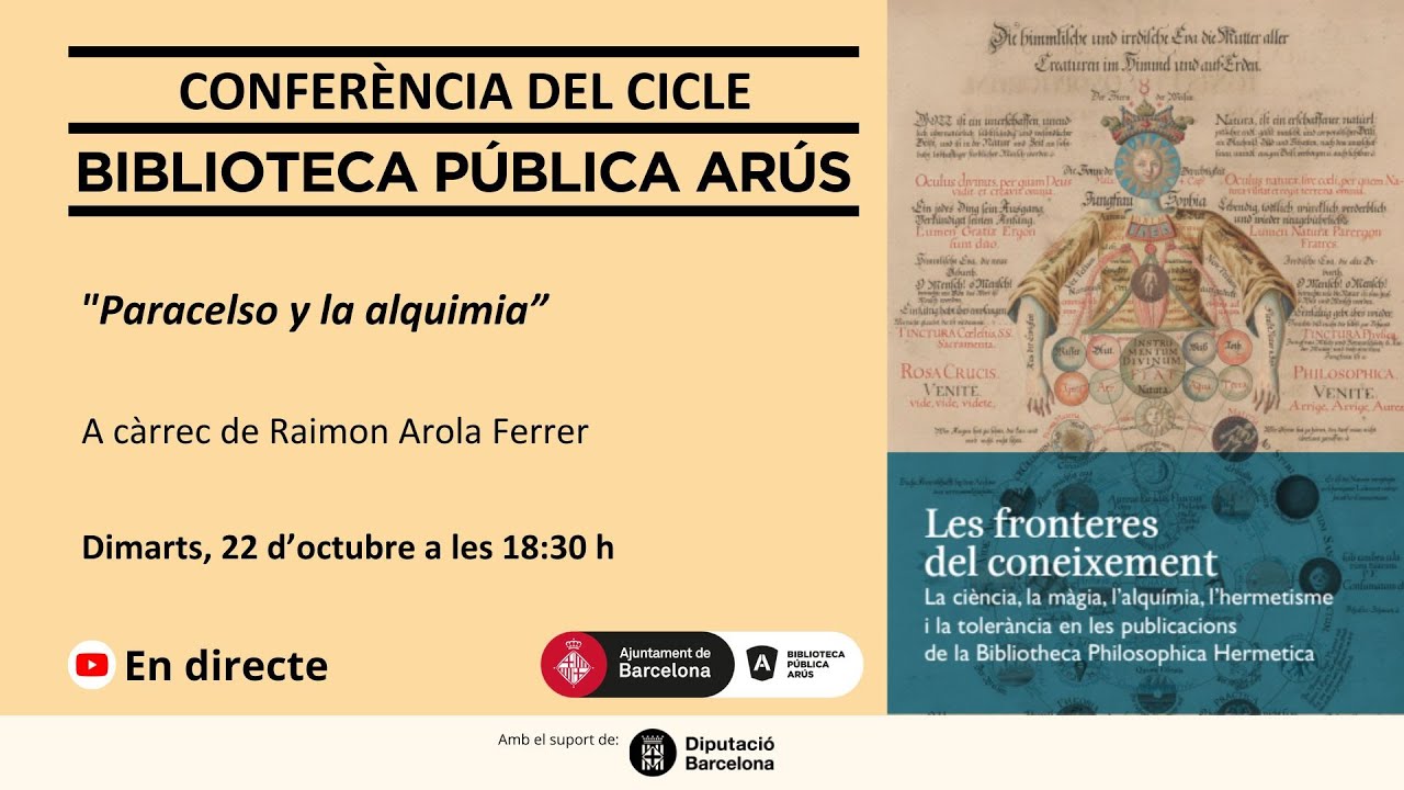 Conferència del cicle "Paracelso y la alquimia"