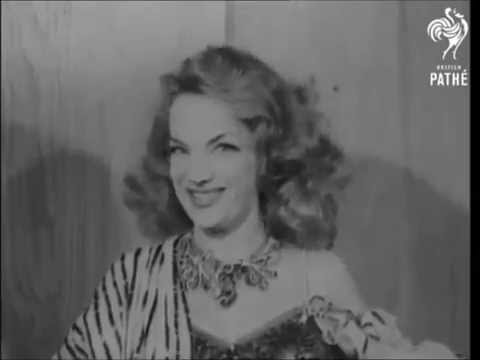 An interview with Carmen Miranda in London (1948)