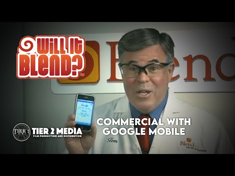 Will it Blend iPhone with Google Mobile