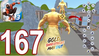 Spider Fighter 3 - Gameplay Walkthrough Part 167 - Gold Sandstroke Max Out (iOS, Android)