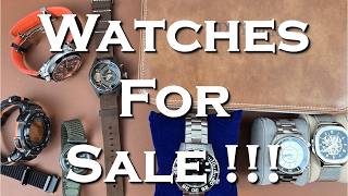 8 Watches For Sale - Watch SALES Video