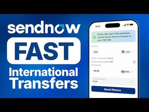 SendNOW — money transfer app video thumbnail