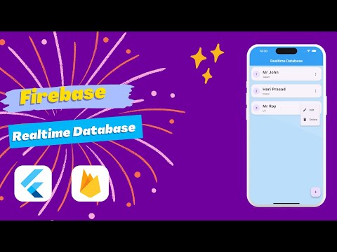 Realtime Database Flutter || Flutter Firebase Realtime Database CRUD