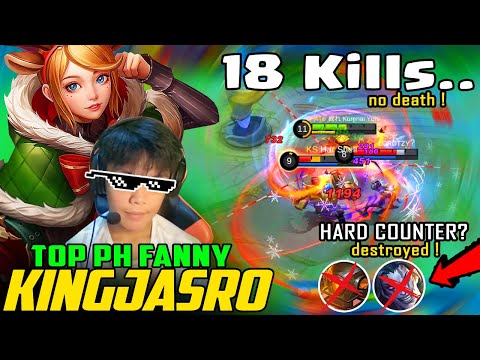 TOP FANNY NANG PINAS DI MAPIGILAN... KINGJASRO LANG MALAKAS | TOP 1 GLOBAL FANNY S17 ~ MLBB