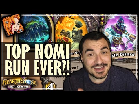 TOP NOMI RUN EVER?! - Hearthstone Battlegrounds