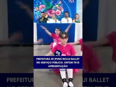 Daiana Tedesco/ apresentação do ballet inauguração SCFV Iporá Go