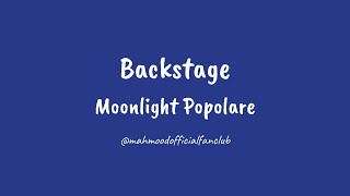 Backstage Moonlight Popolare -  Mahmood feat Massimo pericolo