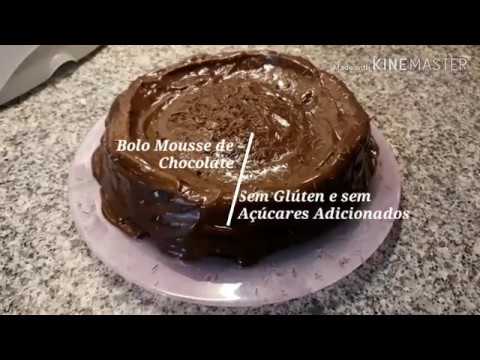 Provavelmente, o melhor BOLO MOUSSE DE CHOCOLATE do Mundo (Sem Glúten e Sem Açúcares Adicionados)