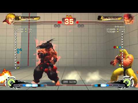 voxxert [Ken] vs DrDraexx [Evil Ryu] SSF4 Europe Online Matches