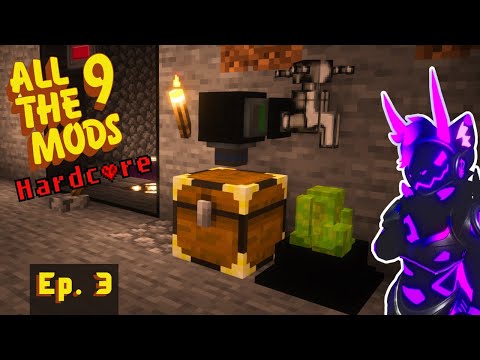 EPIC Hardcore Mod Mob Grinding in Minecraft!