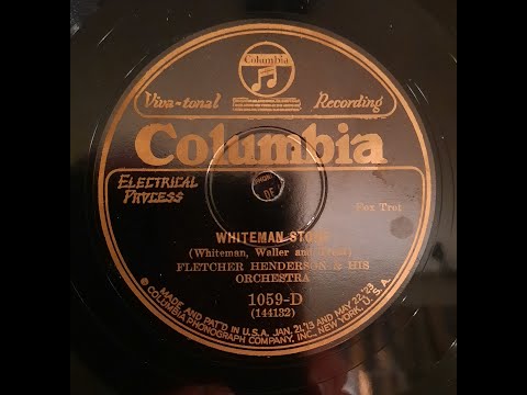 Thumbnail for FLETCHER HENDERSON And His ORCHESTRA – WHITEMAN STOMP – COLUMBIA 1059-D by June Cole