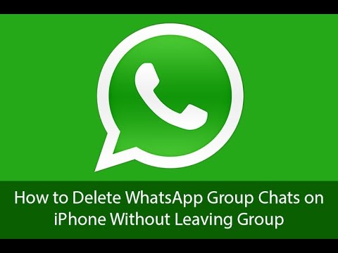 How to Delete WhatsApp Group Messages on iPhone...