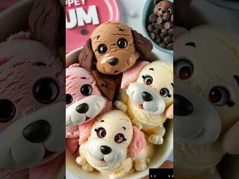 Ice cream scopes turn into puppies
