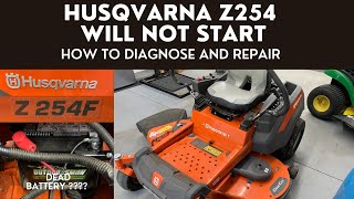 Husqvarna Z254 Will Not Start