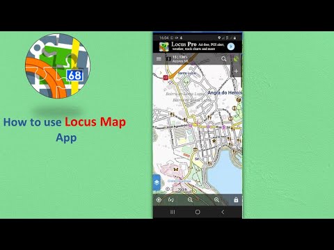 How to use GPS Locus Map App navigation