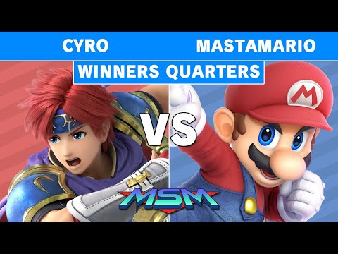 MSM 188 Cyro (Roy) vs POW | Mastamario (Mario) Winners Quarters - Smash Ultimate
