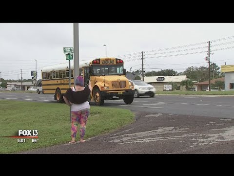 Florida deputies ticket drivers speeding past school bus