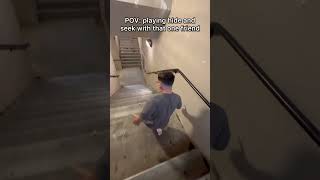 Playing hide and seek with that one friend be like 😭 #viral