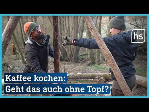 Wasser abkochen ohne Topf! Überleben in der Wildnis (6/7) | hessenschau